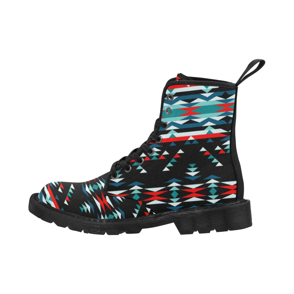 Visions of Peaceful Nights Boots for Women (Black)