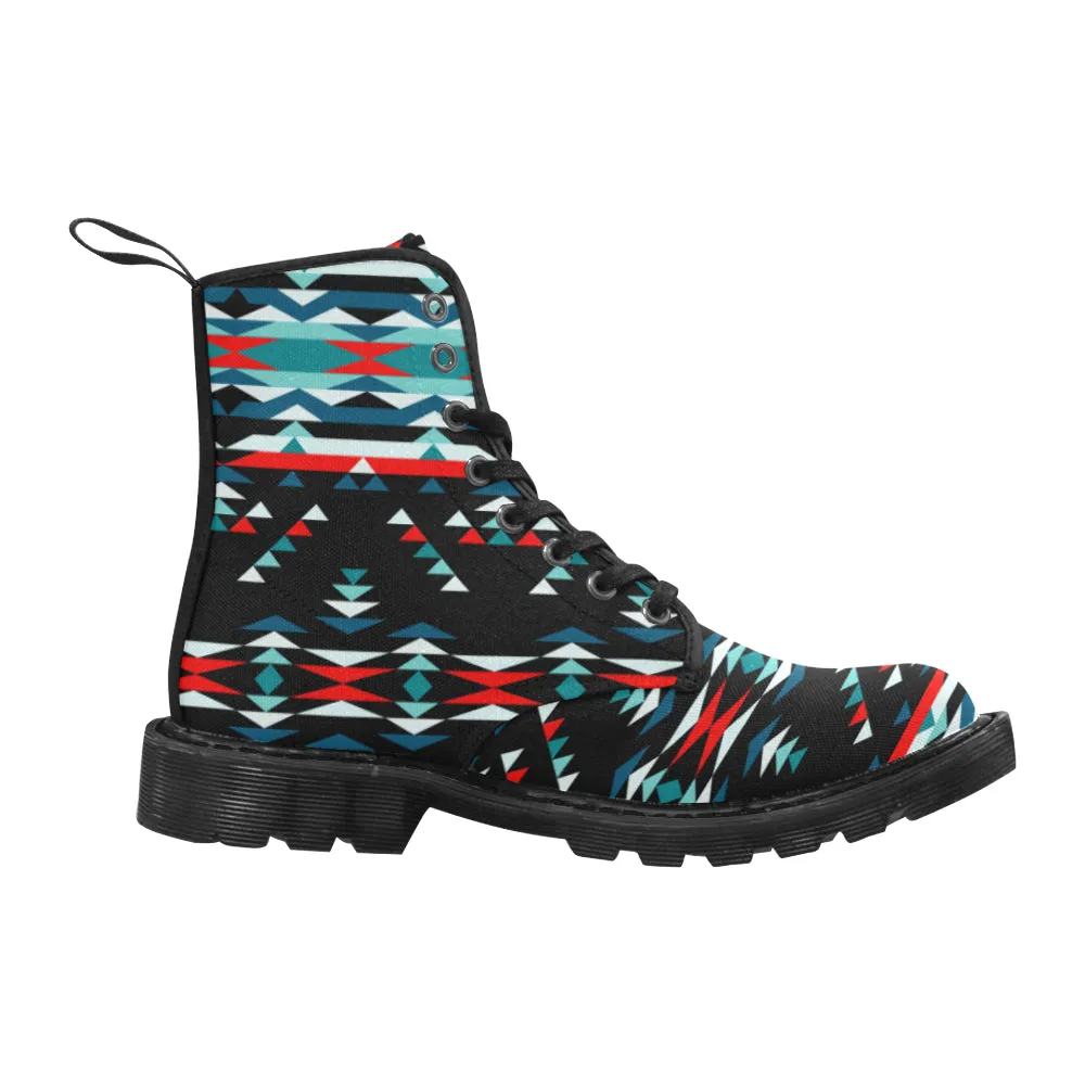 Visions of Peaceful Nights Boots for Women (Black)