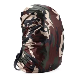 Waterproof Dustproof Backpack Rain Cover Portable Ultralight Outdoor Tools Hiking Protective Cover 35L(Camouflage)