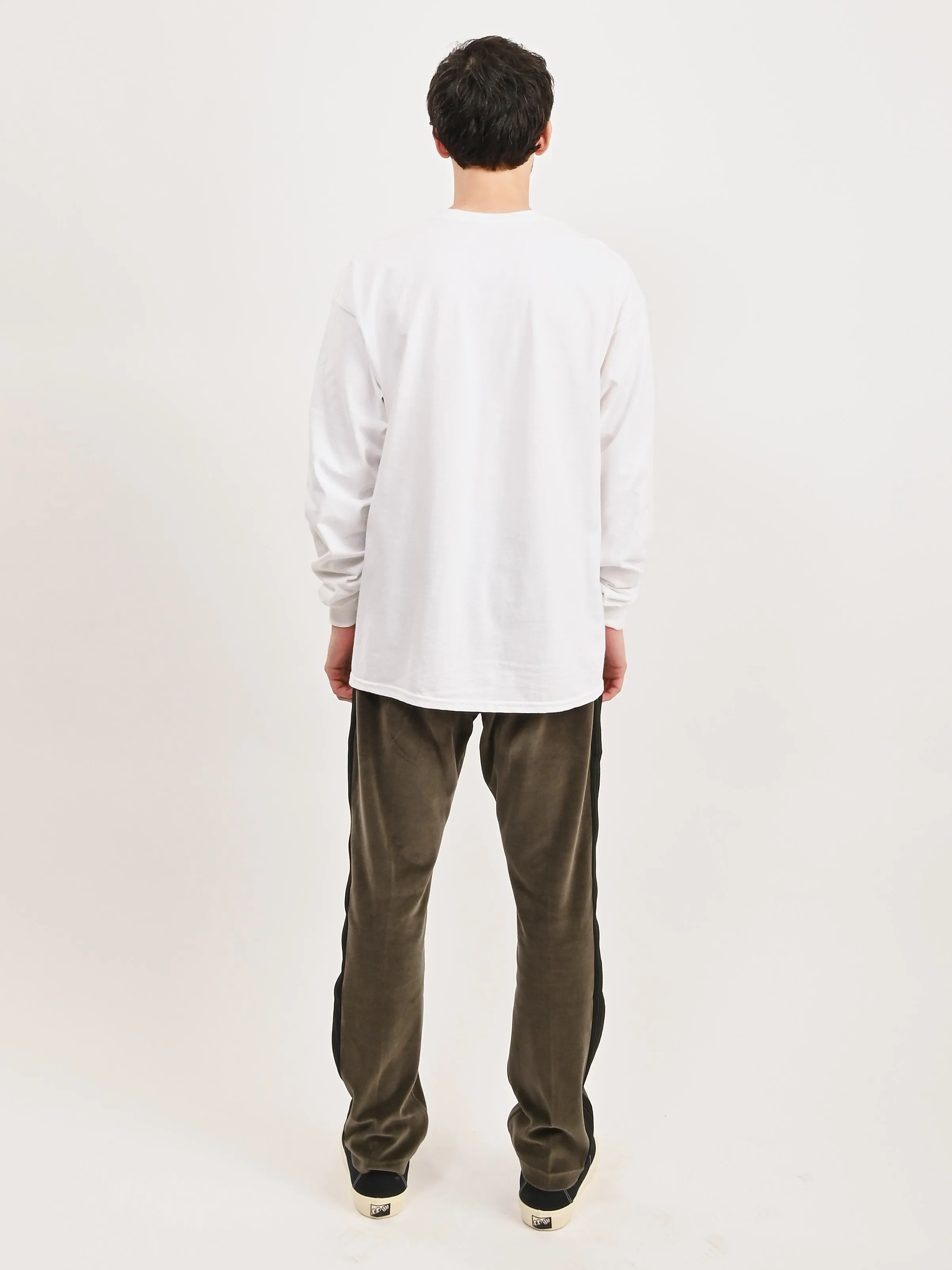 White Cotton Biz L/S T-Shirt