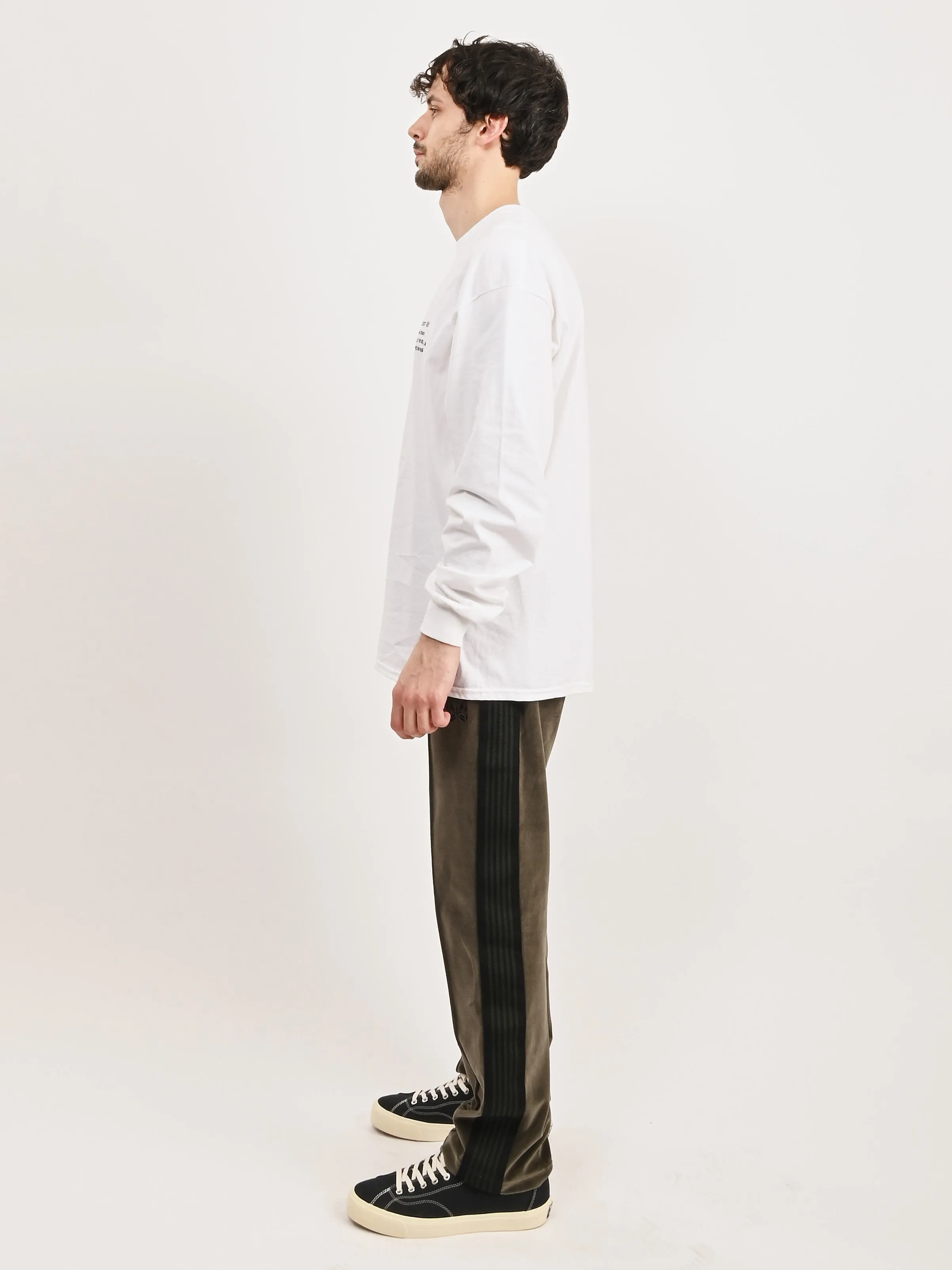 White Cotton Biz L/S T-Shirt