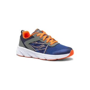 Wind Olive/Navy/Orange Sneaker - Kid's