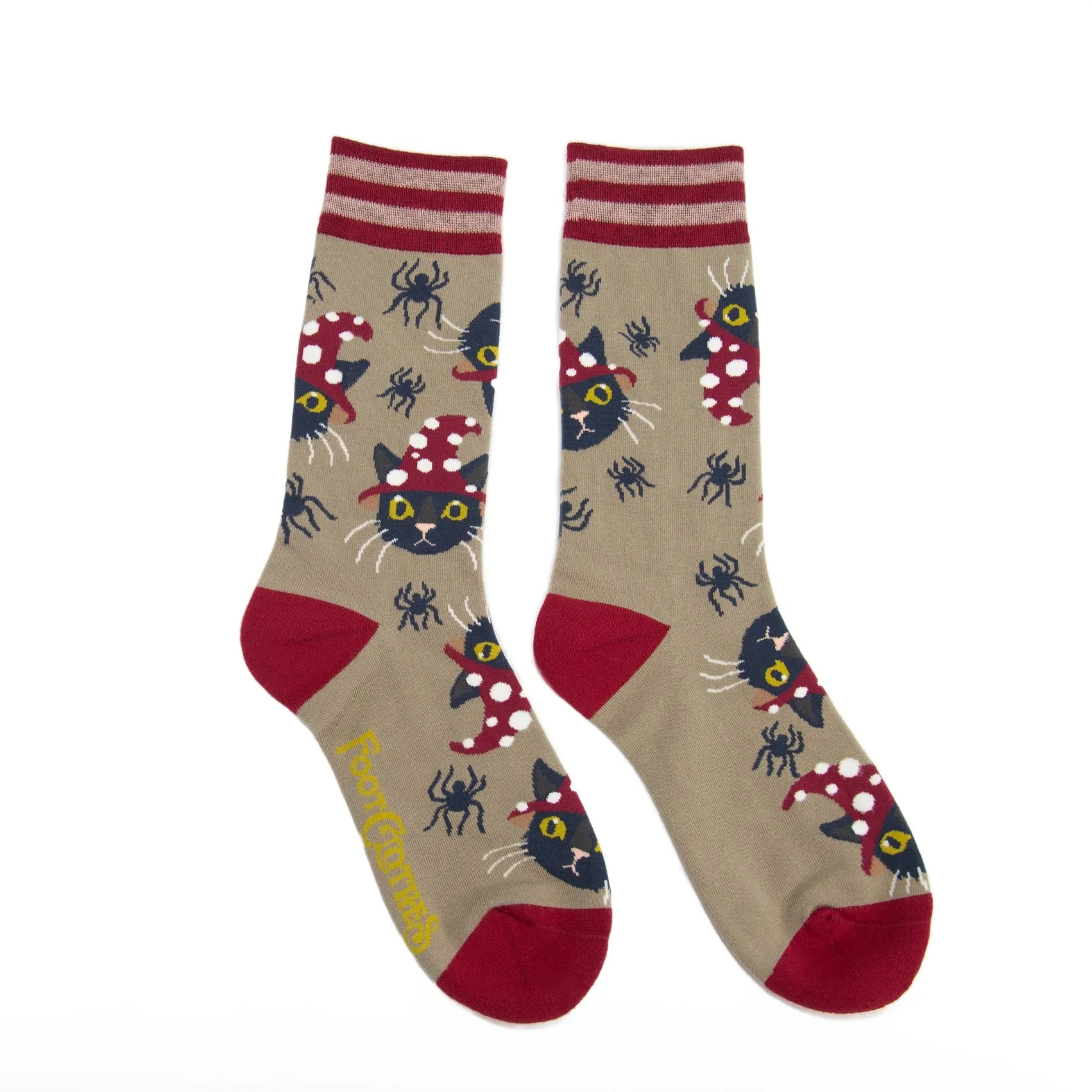 Witchy Whiskers Unisex Crew Socks