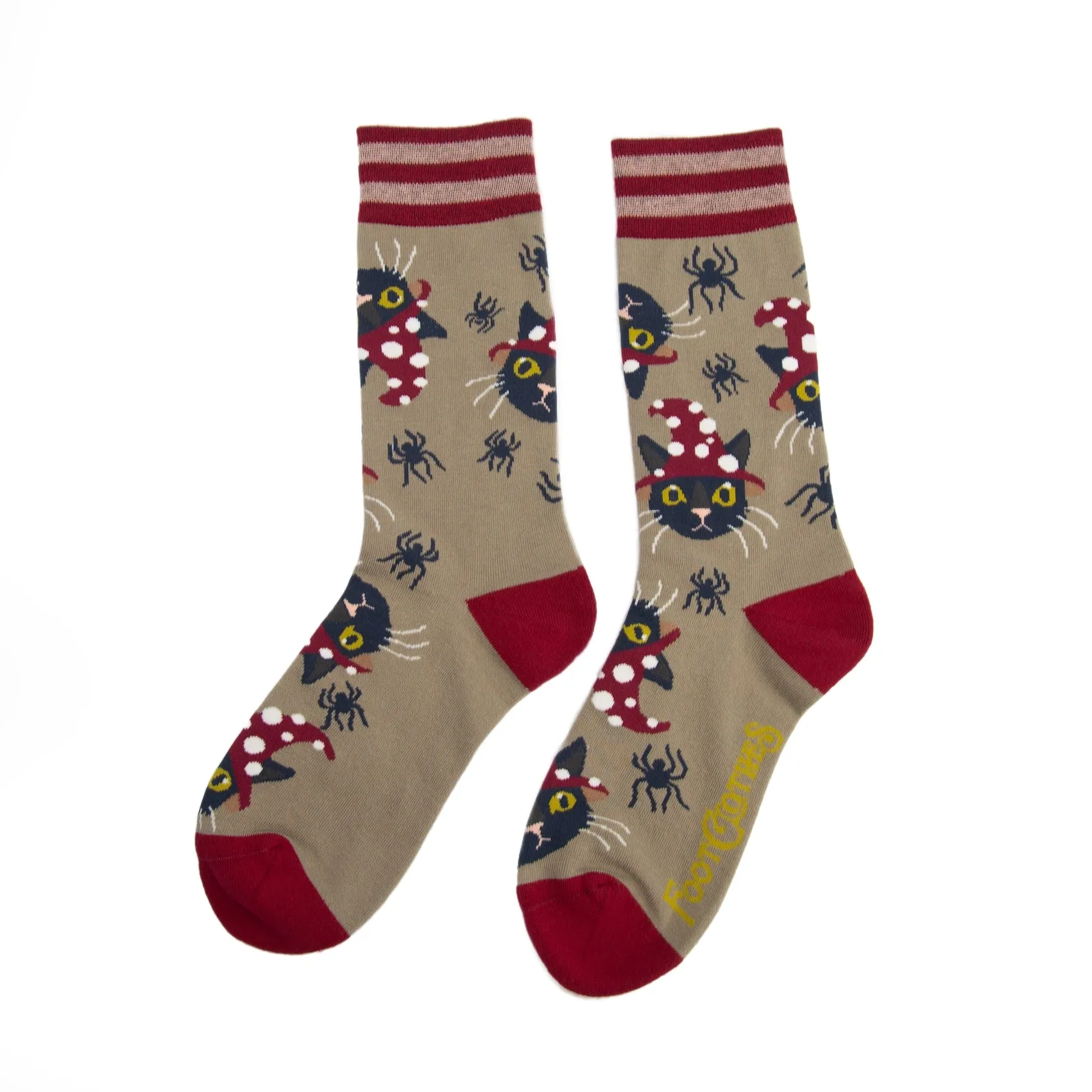 Witchy Whiskers Unisex Crew Socks