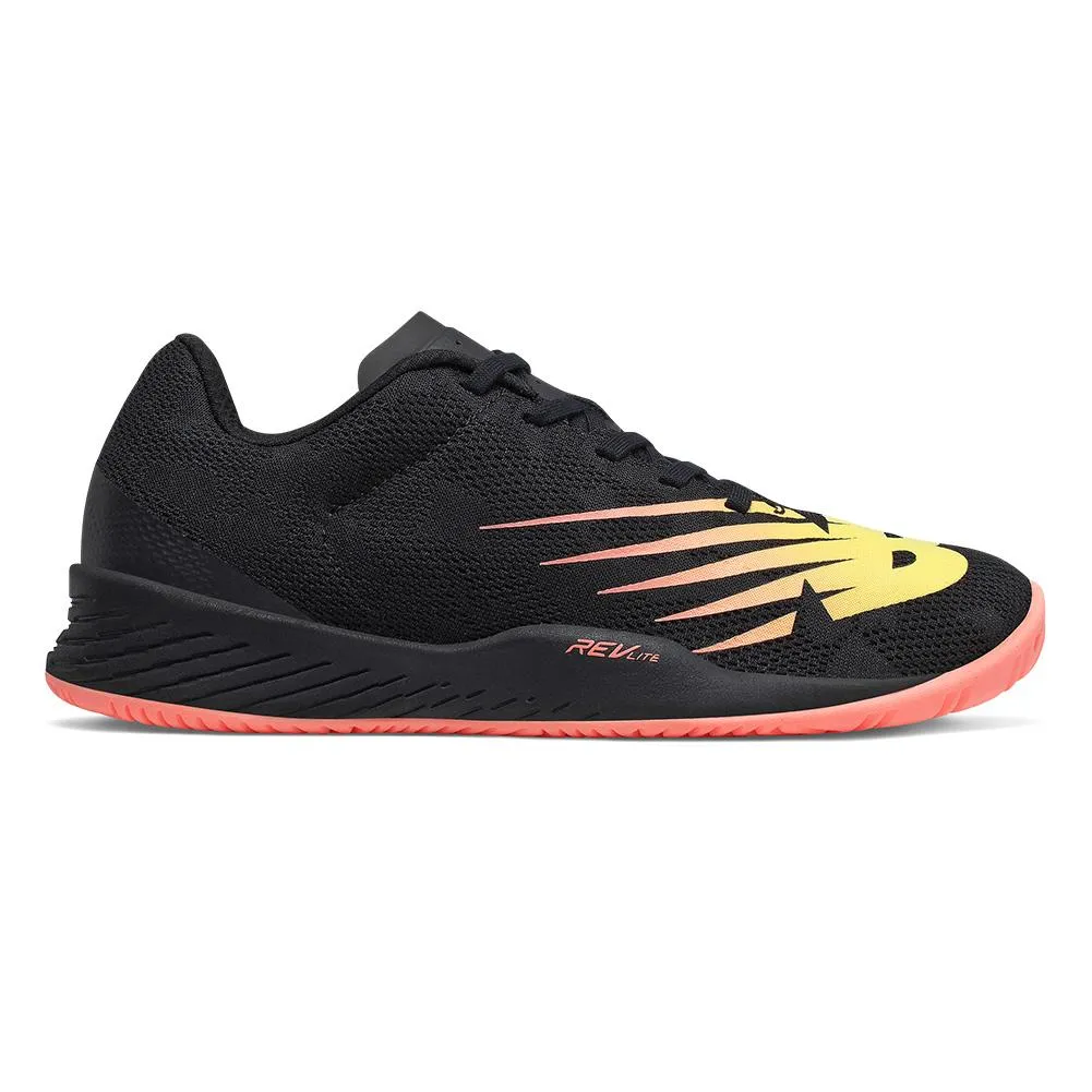 Women's 896v3 B Width Tennis Shoes Black and Ginger Pink