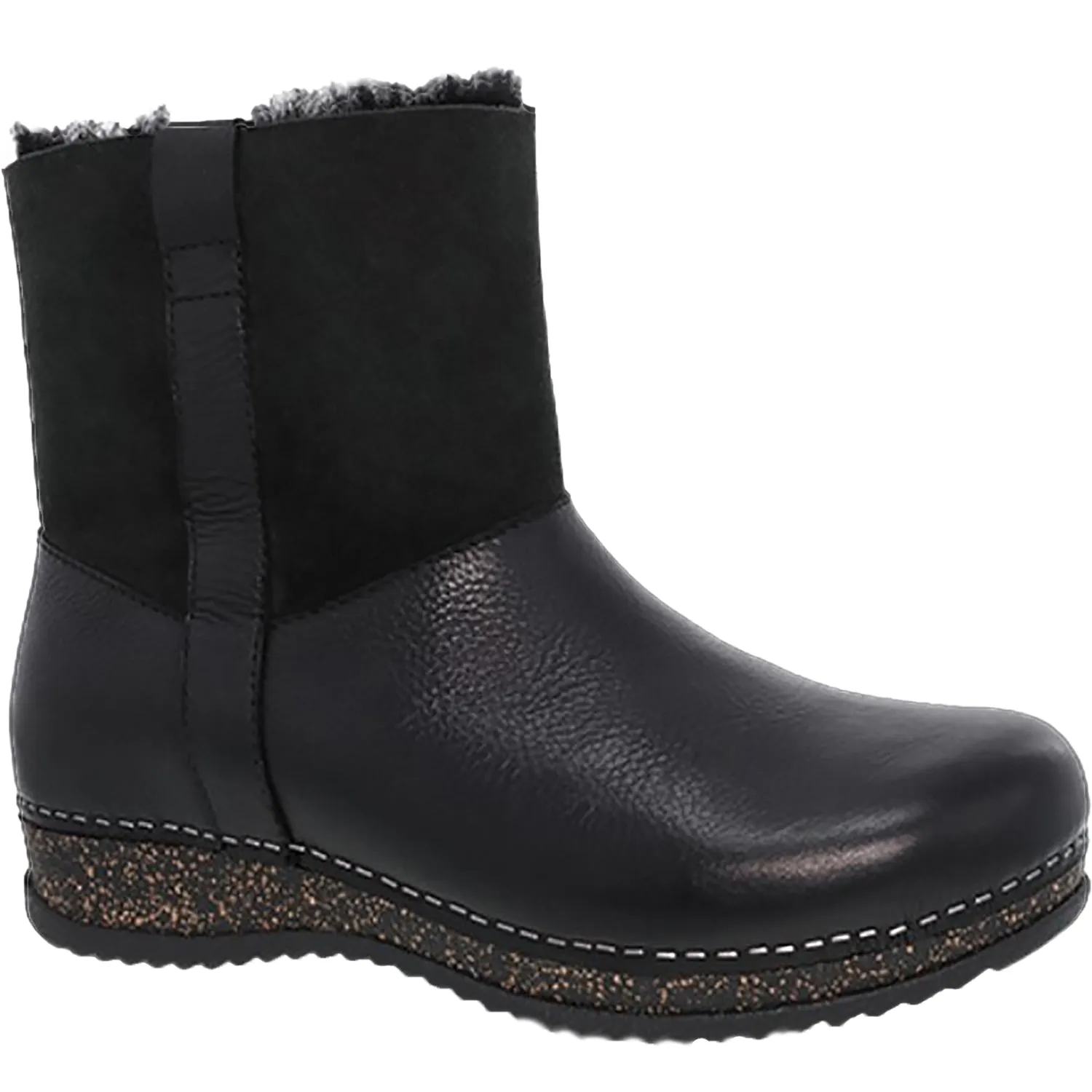 Women's Dansko McKenzie Black Waxy Milled