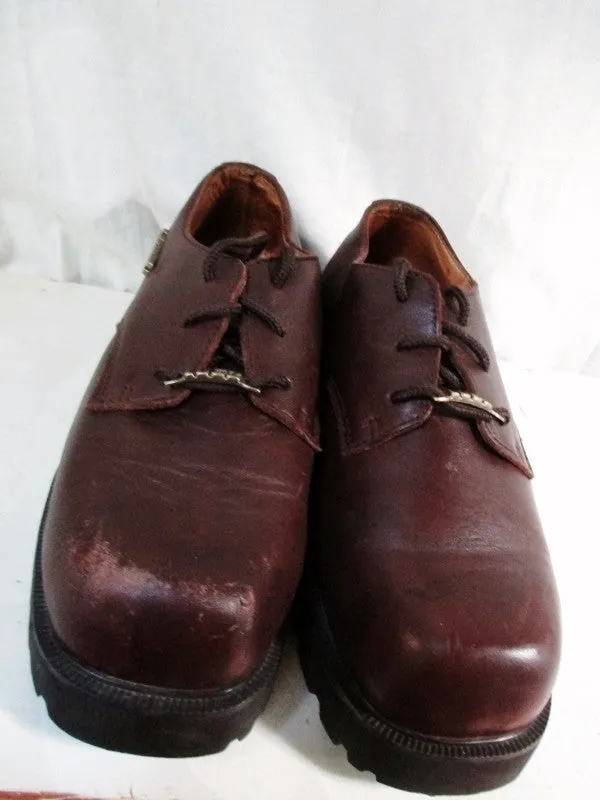 Womens LUGZ Leather N.Y. LUG CO. Ankle WORK BOOT Shoe C97-9E6 BROWN 8