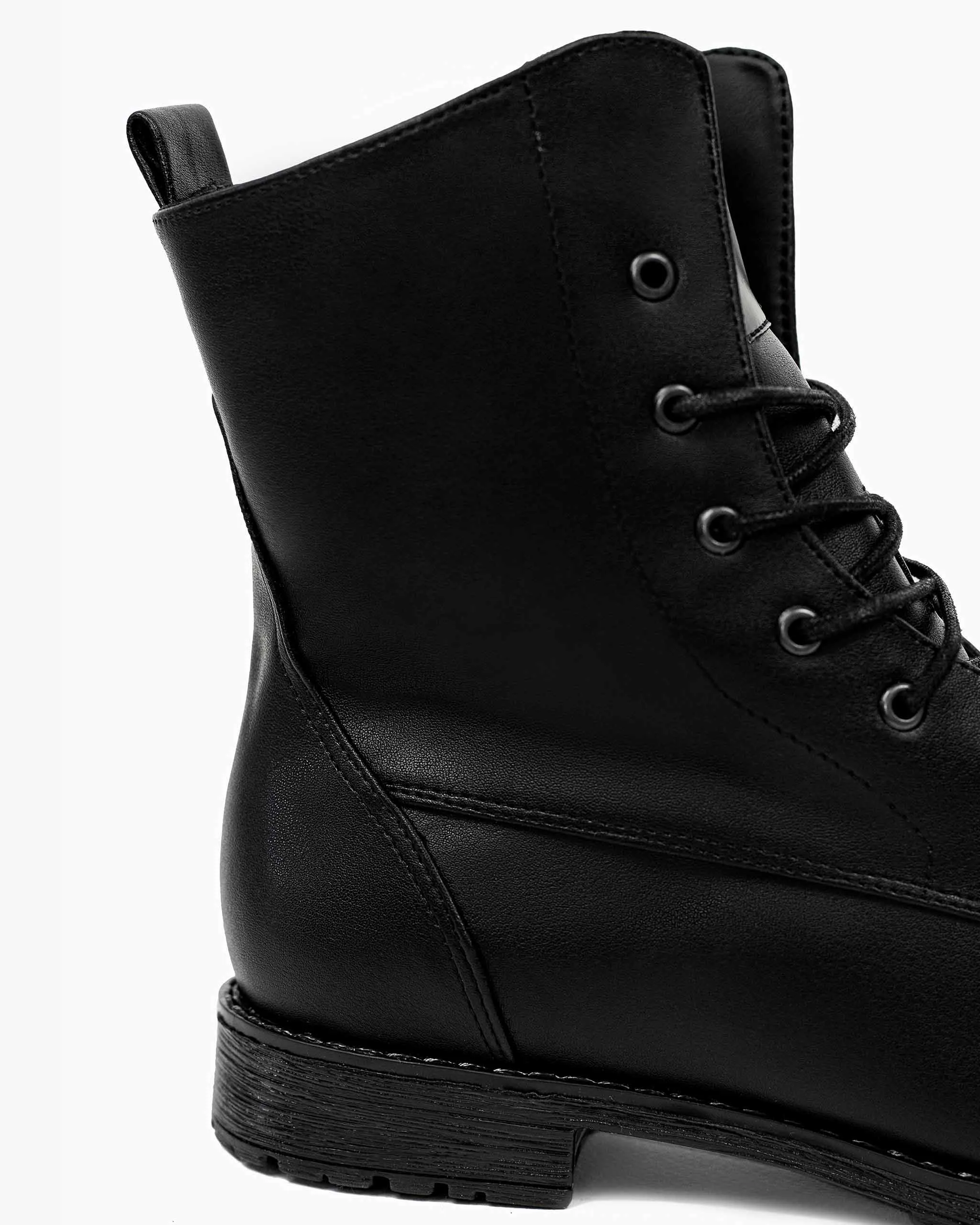 Workers No. 2 Desserto® Cactus Leather Vegan Boots | Black