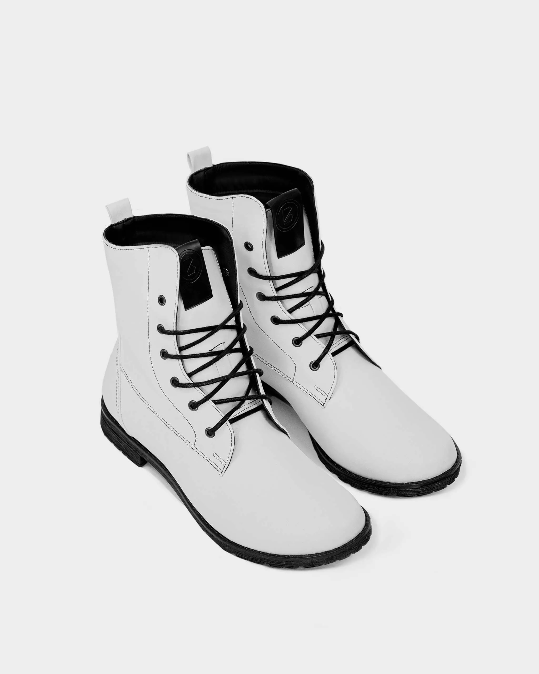 Workers No. 2 Desserto® Cactus Vegan Leather Boots | White