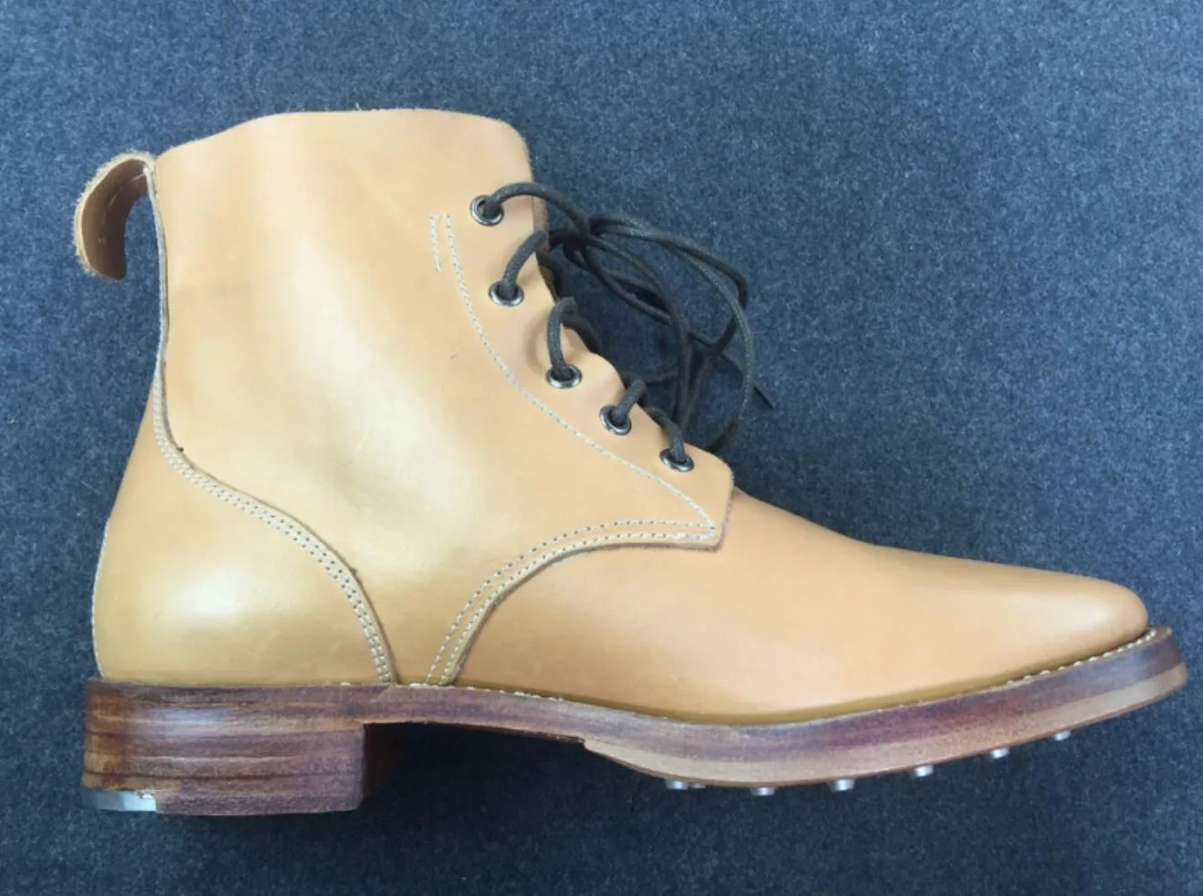 WWII Imperial Japanese Army IJA Combat Low Boots Brown