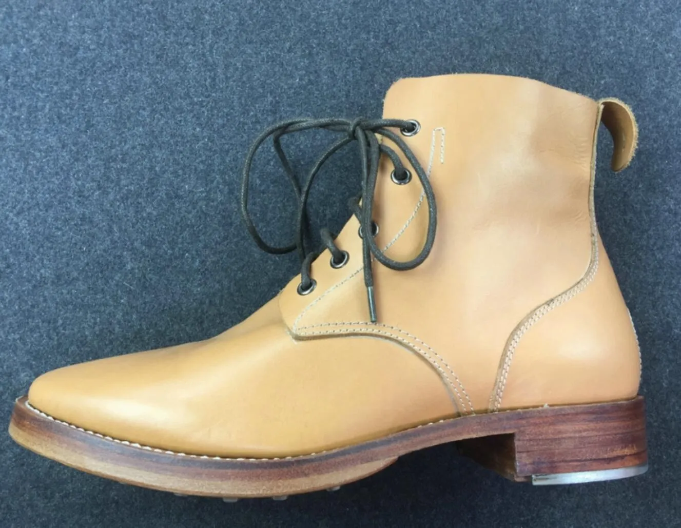WWII Imperial Japanese Army IJA Combat Low Boots Brown