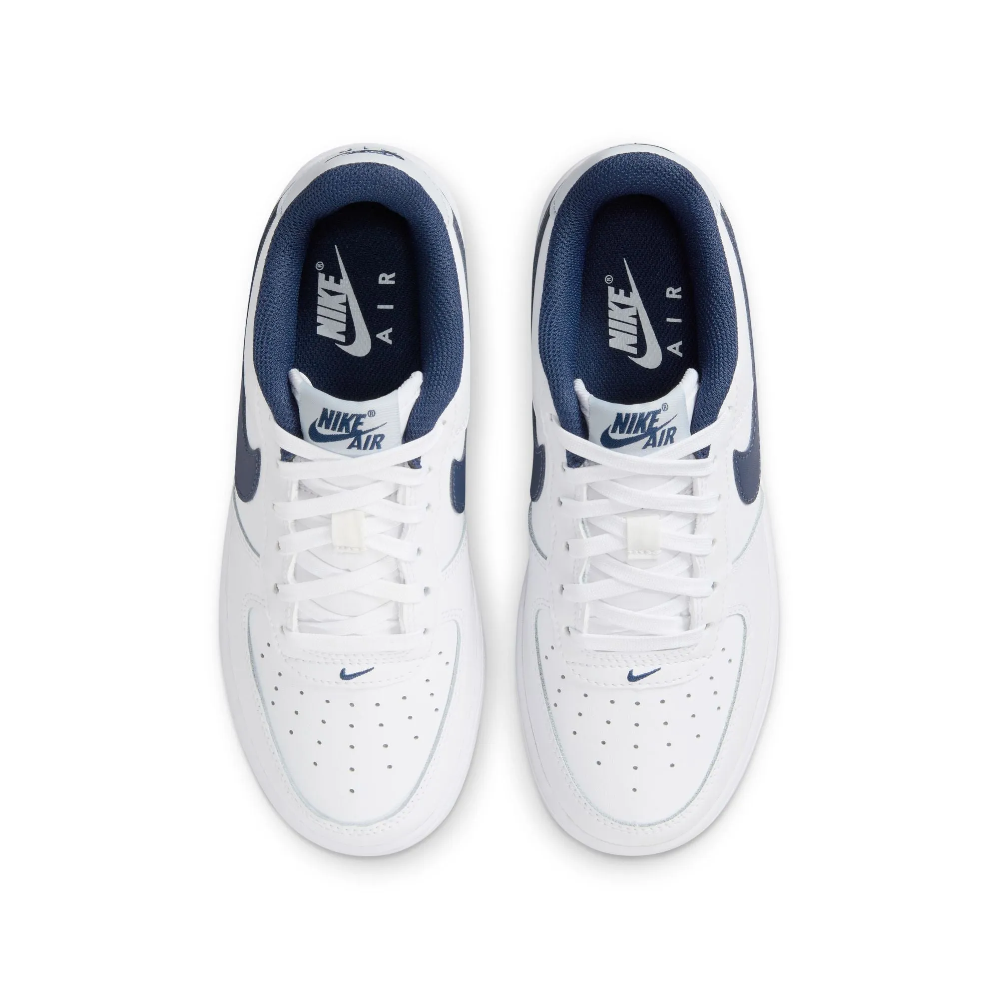 Youth Air Force 1 'White/Midnight Navy'